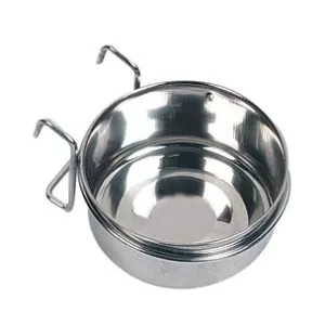 Rostfri skål 0,6 L – med krok eller skruvfäste