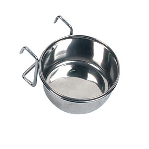 Rostfri skål 0,15 L – med krok eller skruvfäste