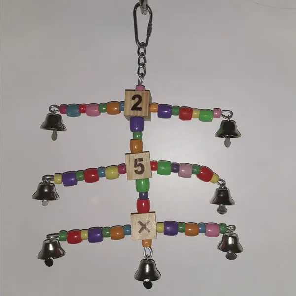 Sexarmad fågelleksak