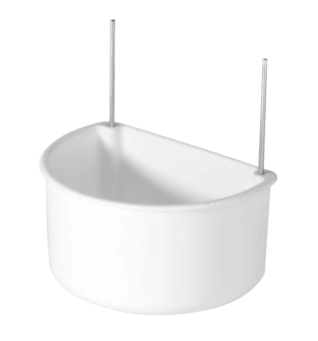 Mat-/vattenskål med flexibla krokar – 7,5 cm