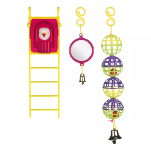 Mixleksaker till undulat – 3-pack (2)