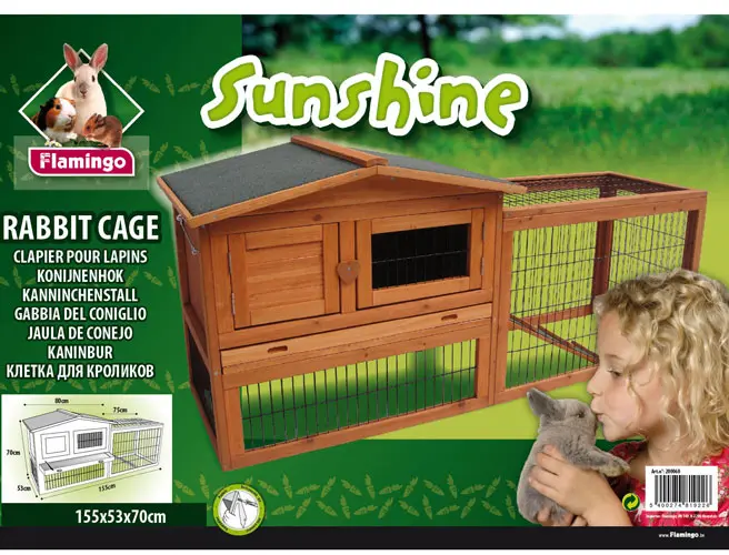 Kaninbur-förpackning utebur