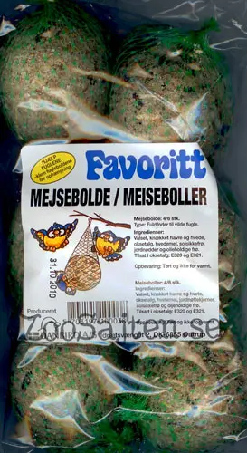 Talgbollar bra vintermat och foder till småfåglarna