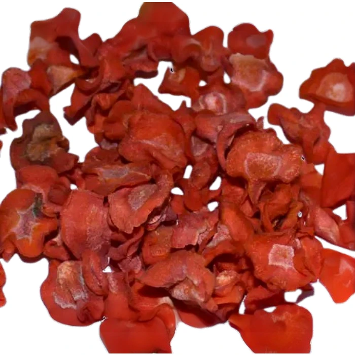 Torkade morotsplattor till fåglar och smådjur