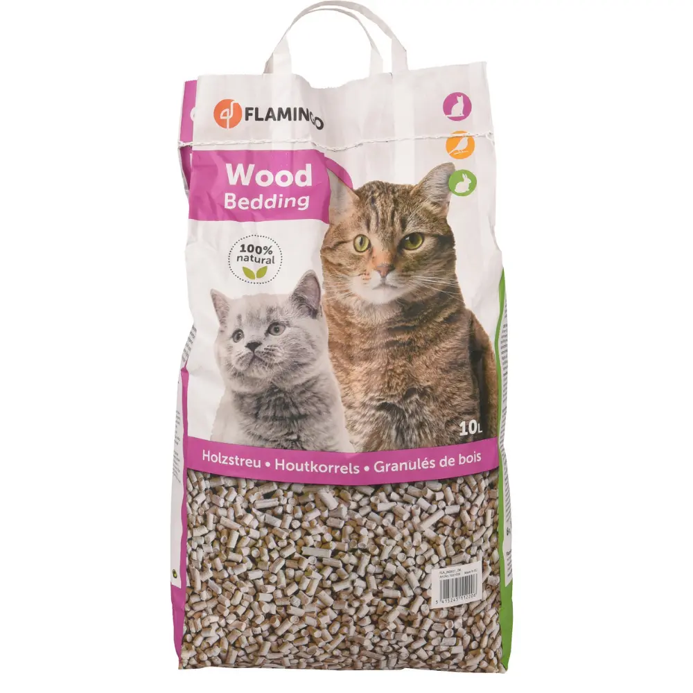 Träpellets – naturligt strö till katt, smådjur och fåglar