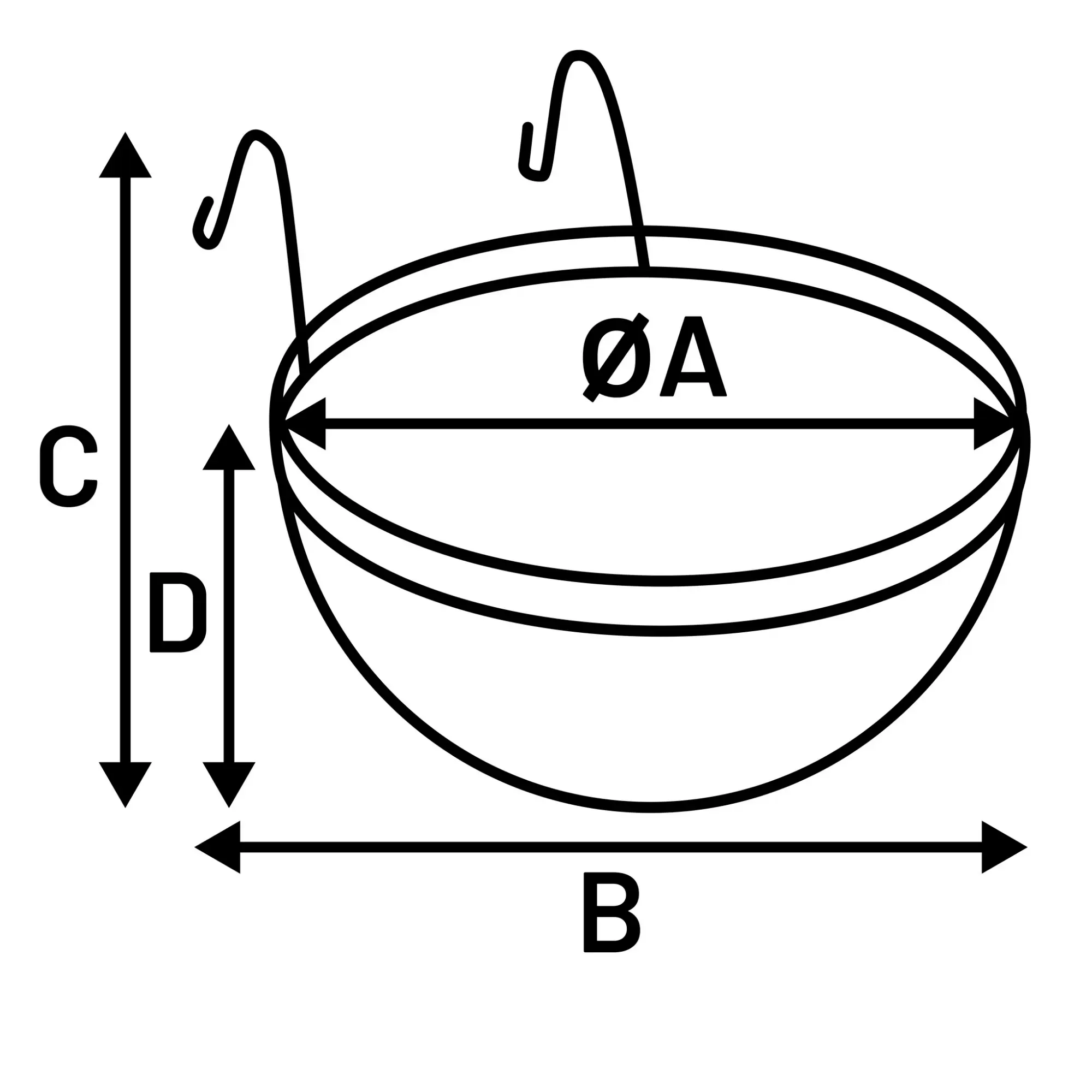 Kanariebo Metall 9 cm och 12 cm