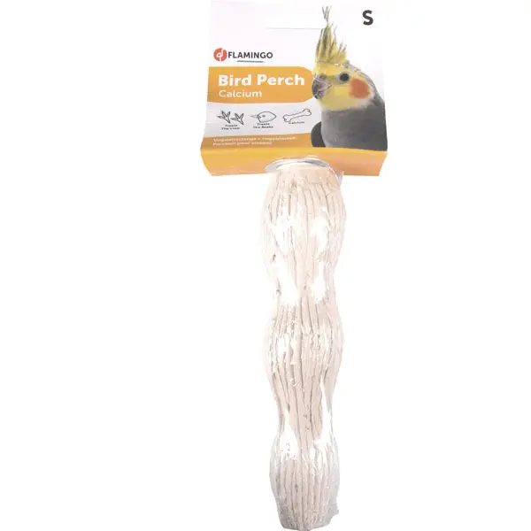 Mineralpinne vågig vit S