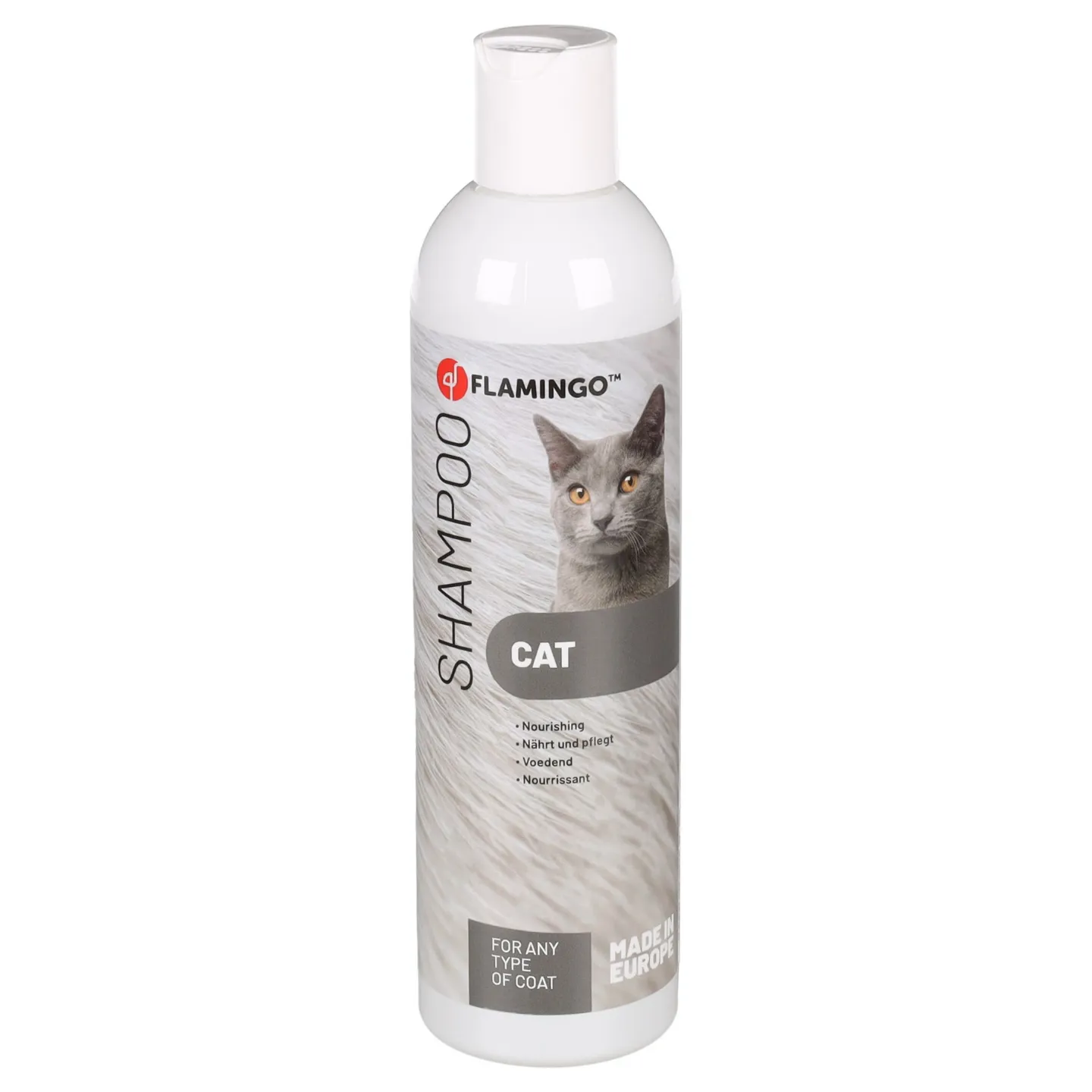 Kattshampo med macadamiaolja för alla pälstyper 300 ml