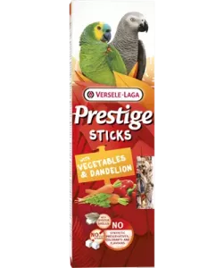 Förpackningen innehåller 2st sticks med fröer, grönskaer och maskros till papegojor och större fåglar. Fröpinnarna är en bra stimulans och bra mat utöver de vanliga fodret.