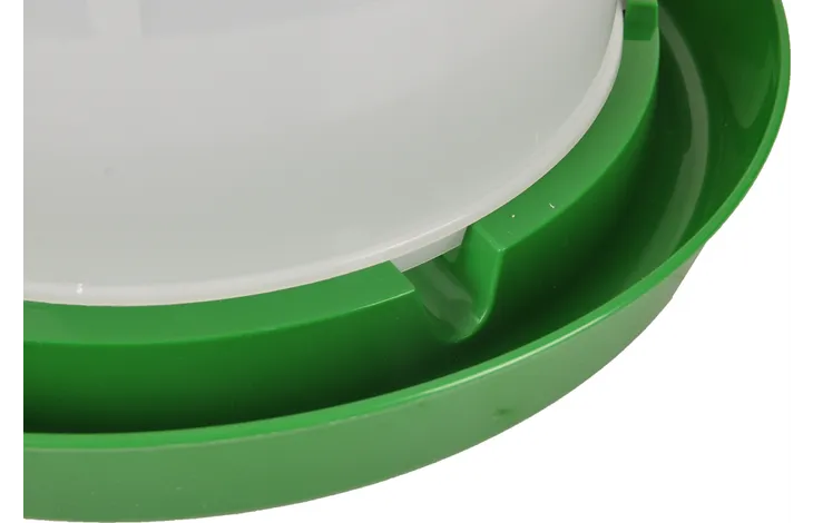 Drickfåran till vattenautomaten till höns