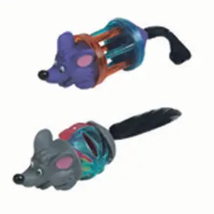 Vinylmus med skramla